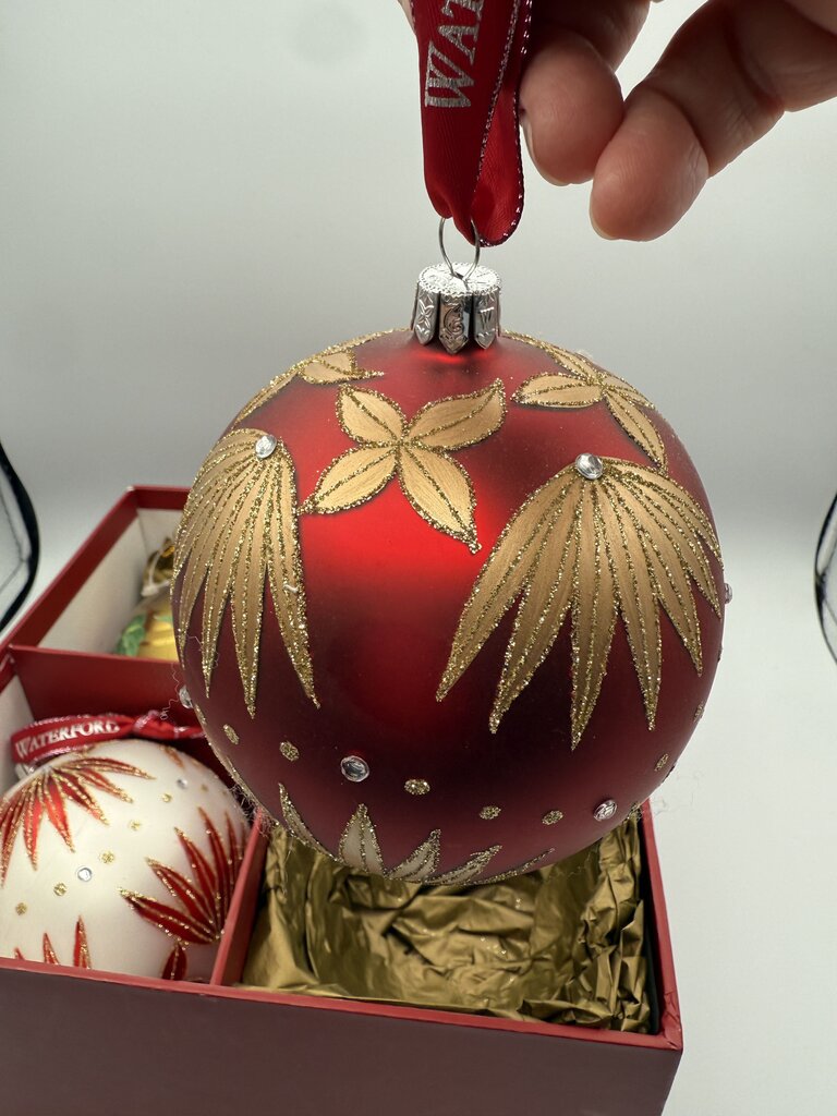 Waterford Holiday Heirlooms Star of Wonder Set of 3 Ornaments /rw