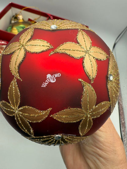 Waterford Holiday Heirlooms Star of Wonder Set of 3 Ornaments /rw