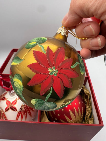 Waterford Holiday Heirlooms Star of Wonder Set of 3 Ornaments /rw