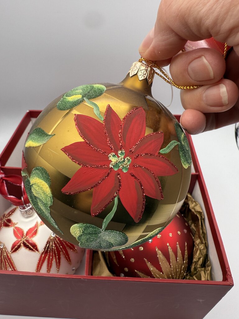 Waterford Holiday Heirlooms Star of Wonder Set of 3 Ornaments /rw