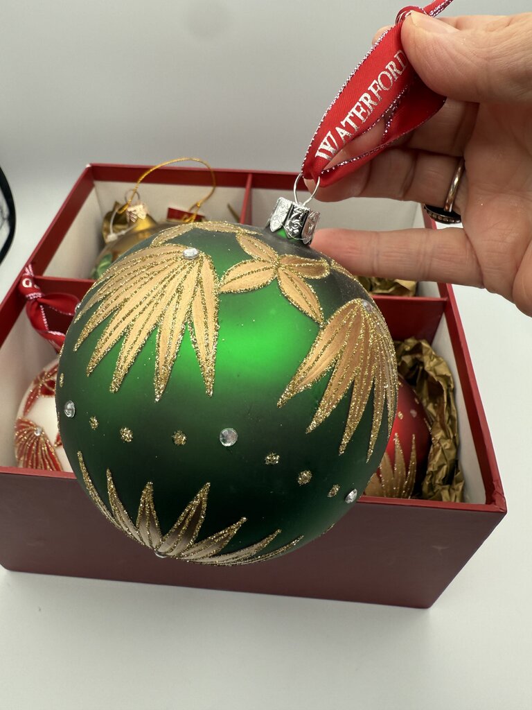 Waterford Holiday Heirlooms Star of Wonder Set of 3 Ornaments /rw