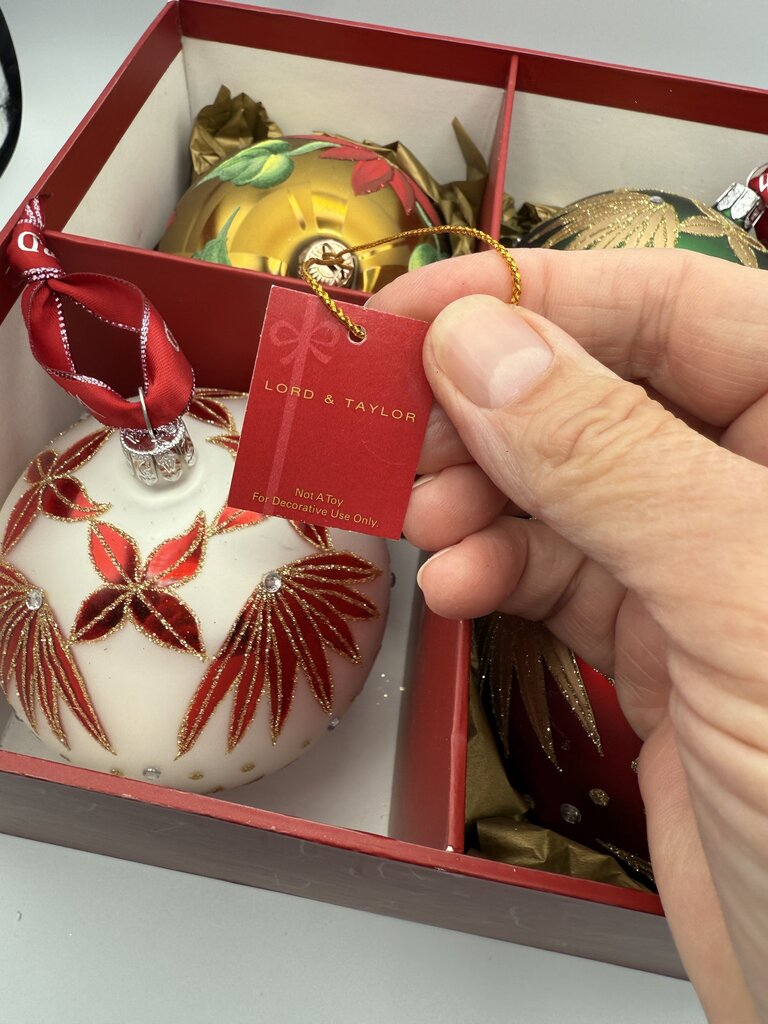 Waterford Holiday Heirlooms Star of Wonder Set of 3 Ornaments /rw