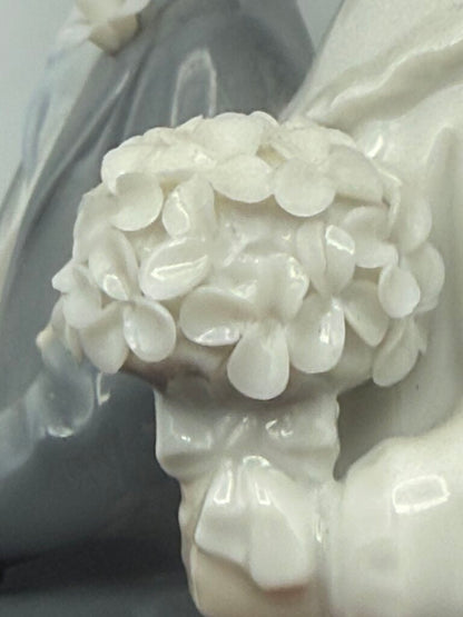 VTG Lladro Wedding Bride & Groom #4808 Cake Topper Figurine RETIRED /ro