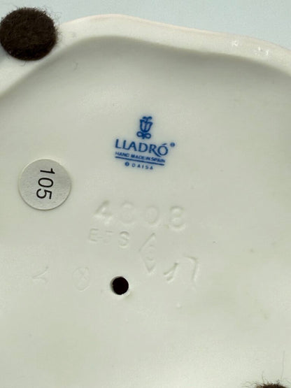 VTG Lladro Wedding Bride & Groom #4808 Cake Topper Figurine RETIRED /ro