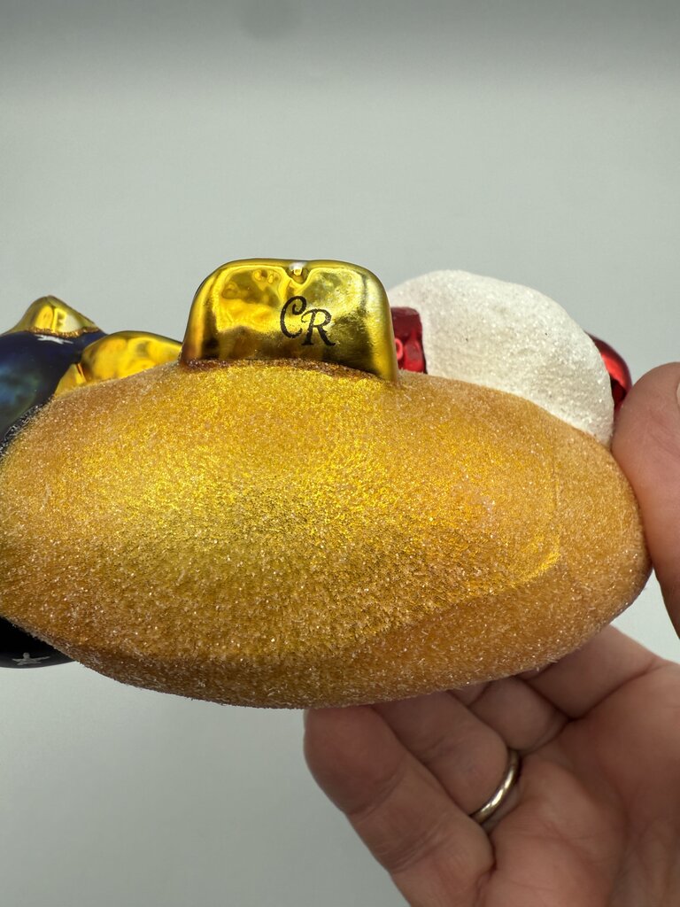 Christopher Radko Holiday Ornament “Over The Moon For Christmas” /rw