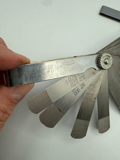 Vintage set of 4 Spark Plug Gapping Tools Champion Snap-On /rw