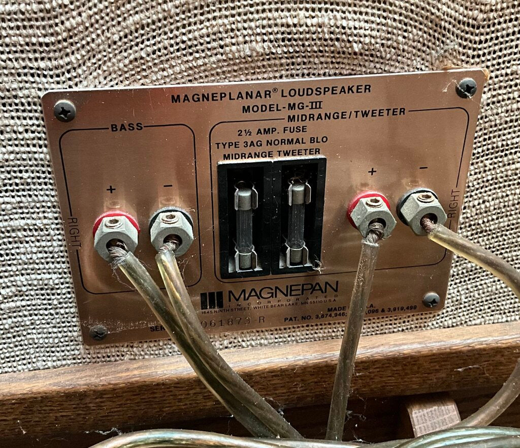 Pair of Magnepan, MG-III Crossover, Speakers