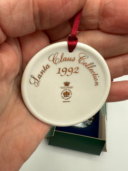 VTG Lot of 4 Bing & Grondahl 1990’ies Ornaments The Santa Collection /ro