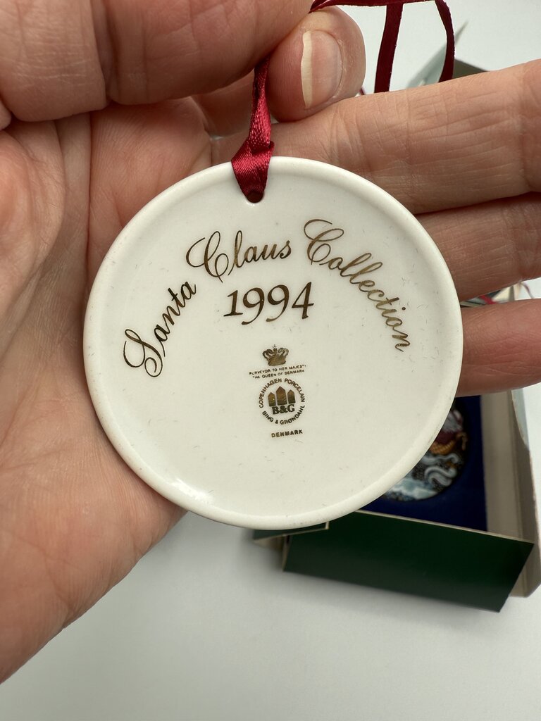 VTG Lot of 4 Bing & Grondahl 1990’ies Ornaments The Santa Collection /ro