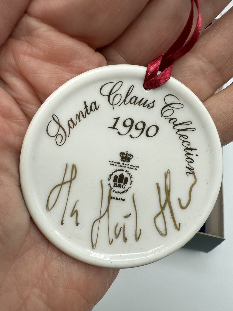 VTG Lot of 4 Bing & Grondahl 1990’ies Ornaments The Santa Collection /ro