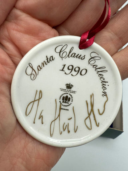 VTG Lot of 4 Bing & Grondahl 1990’ies Ornaments The Santa Collection /ro