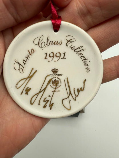 VTG Lot of 4 Bing & Grondahl 1990’ies Ornaments The Santa Collection /ro