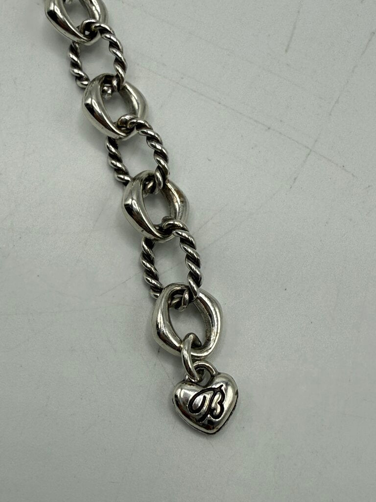 Brighton The Power of Pink Chain Link Bracelet Adjustable /ro