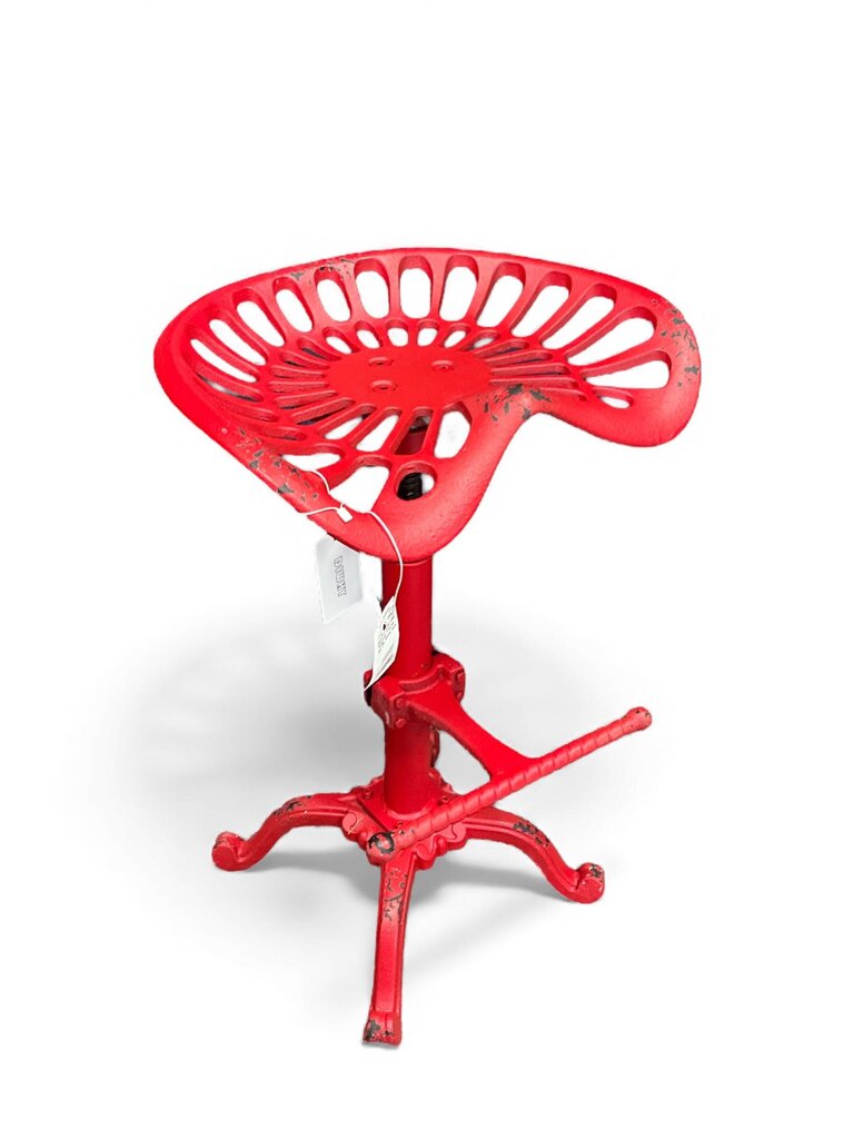 Diwhy Red Industrial Tractor Set Bar Stool
