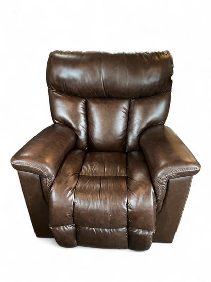 Brown Leather Electric Recliner
