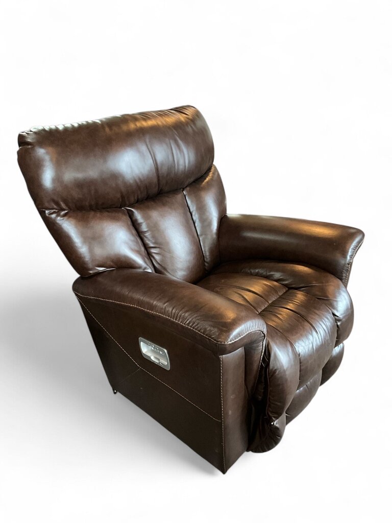 Brown Leather Electric Recliner