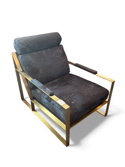 Modern Accent Chair w/ Ottoman