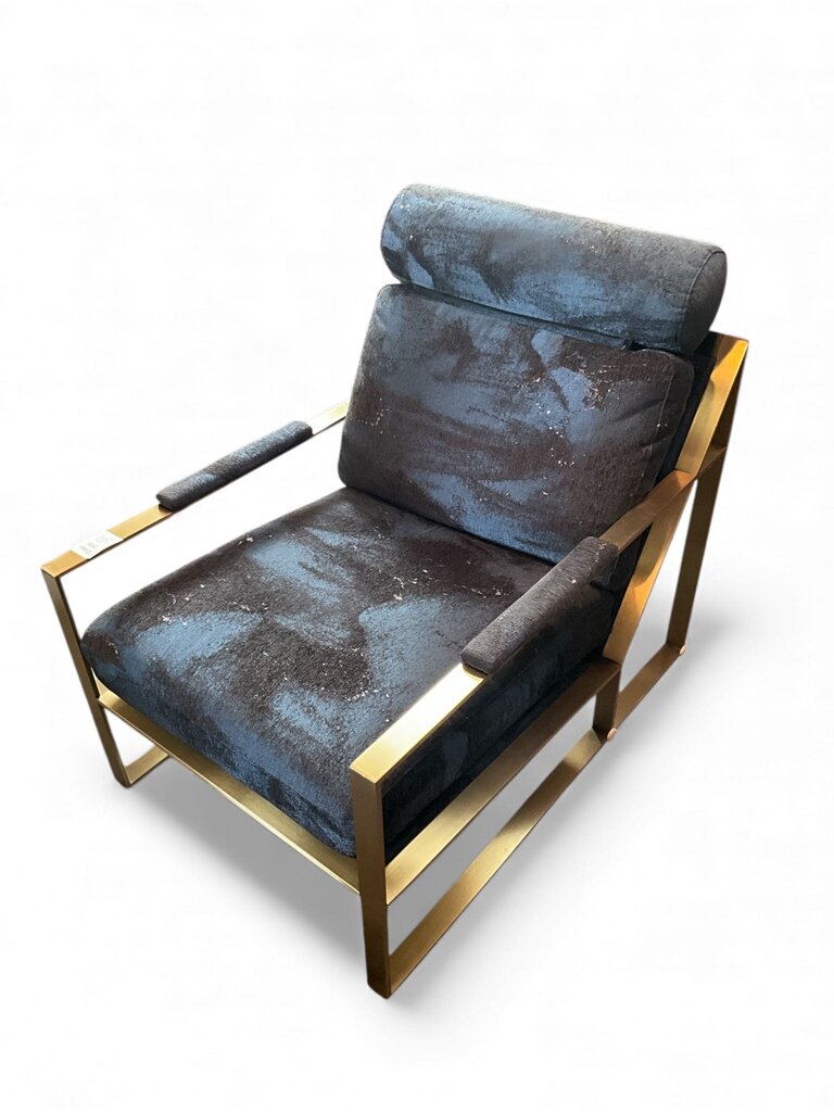 Modern Accent Chair w/ Ottoman