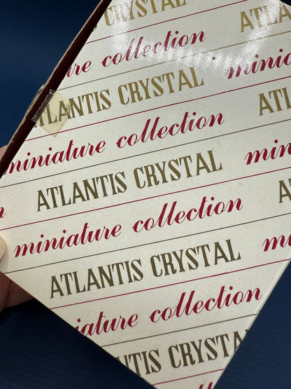 Atlantis Crystal Miniature Collection 8 Clear Cut Napkin Rings /rw