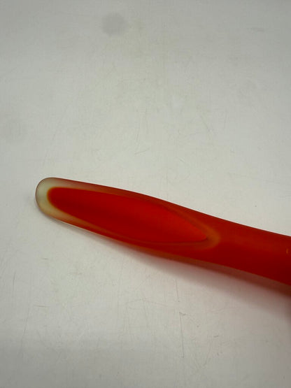 MCM Swung Glass Vase 11” Flame Orange /ro