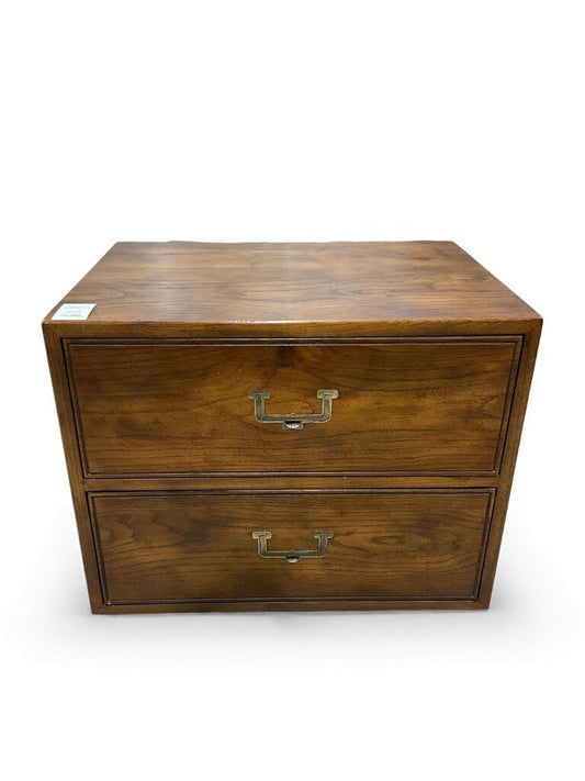 Mid-Century Campaign Nightstand