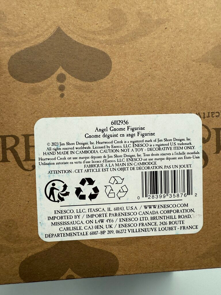 Jim Shore “Kisses From Heaven” Angel Gnome Figure #6012956 NIB /roh