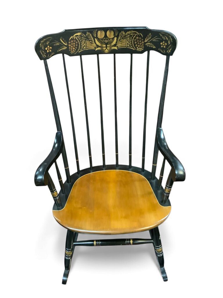 Hitchcock-Ville Floral Rocking Chair
