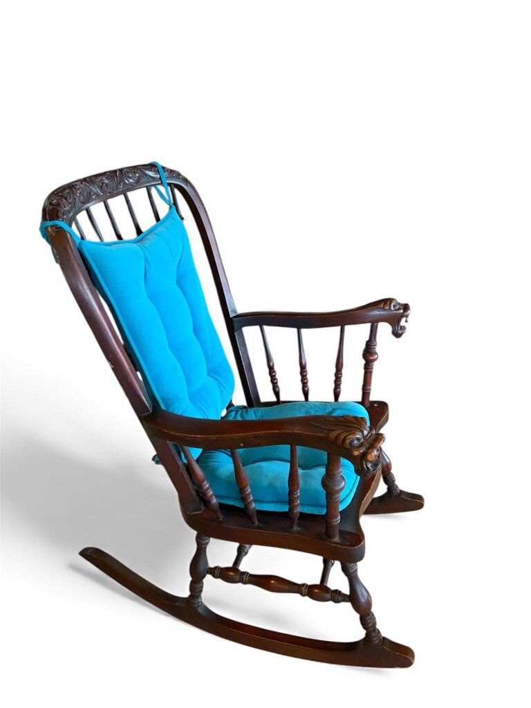 Etched Dragon Rocking Chair