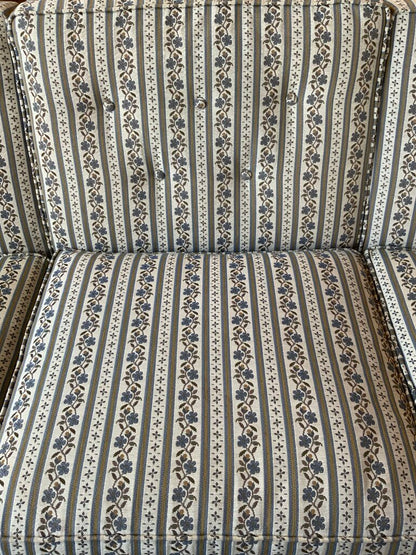 Ethan Allen Blue Floral Couch