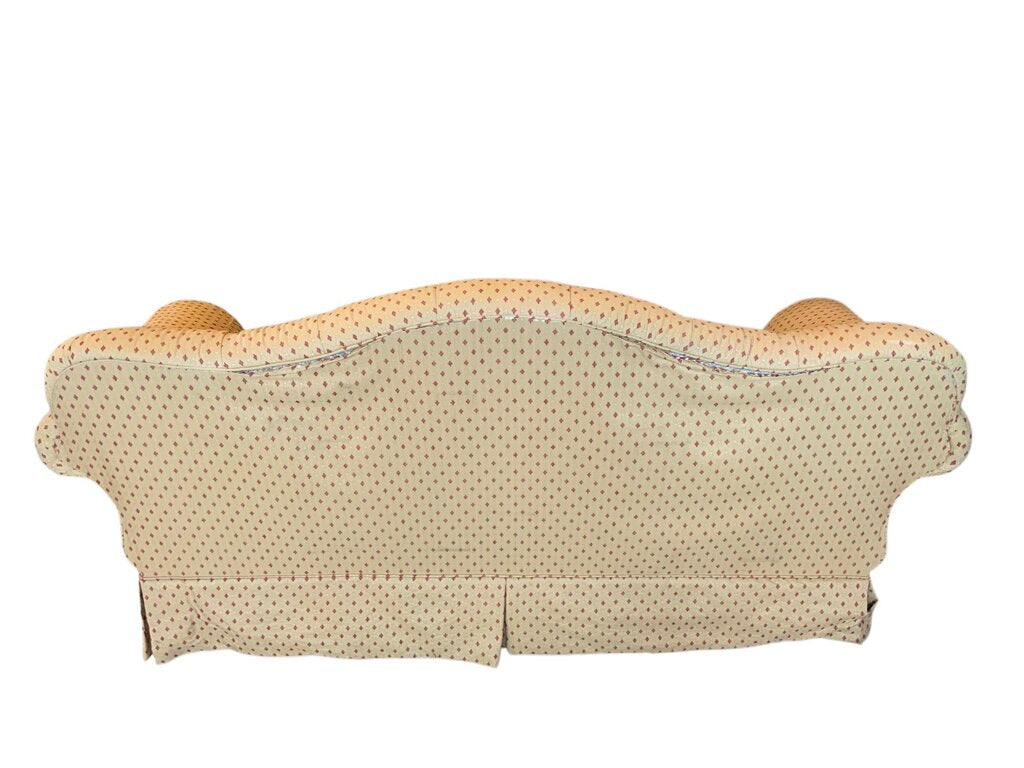 Lillian August Diamond Red And Gold Loveseat