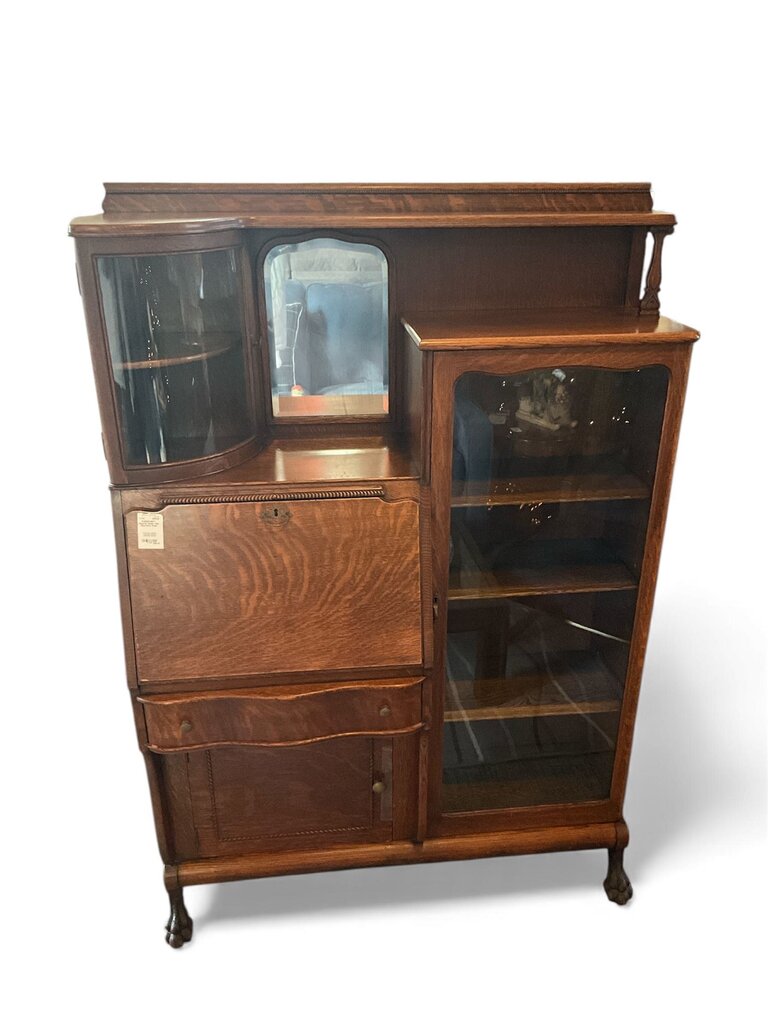 Quarter Sawn Oak Secretary Desk