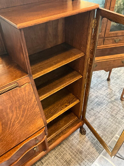Quarter Sawn Oak Secretary Desk