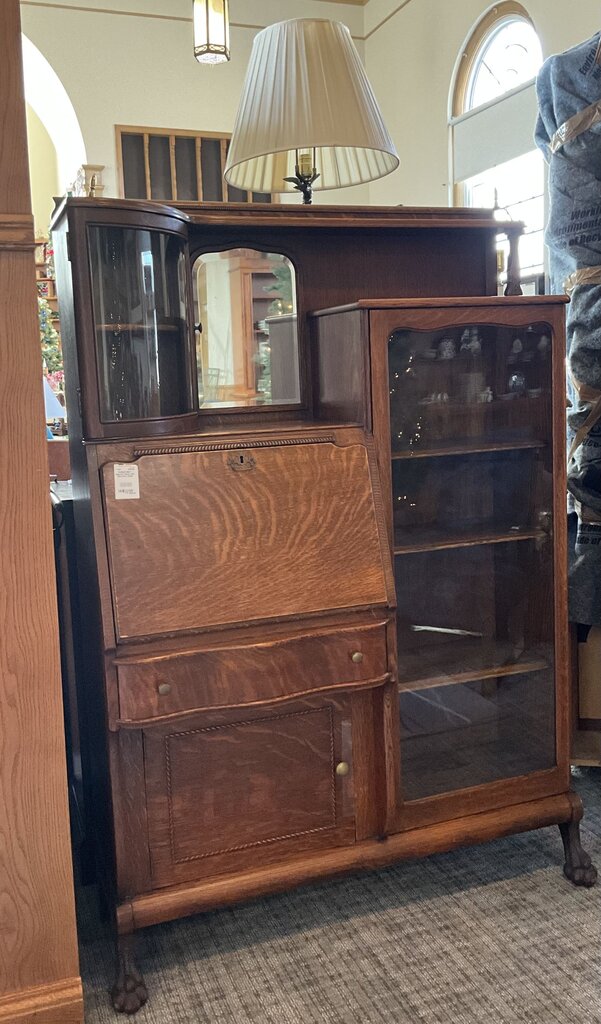 Quarter Sawn Oak Secretary Desk