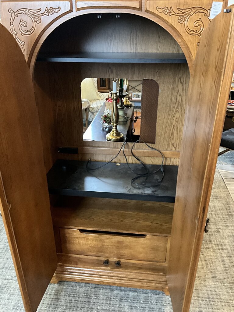 American Drew Armoire Entertainment Cabinet