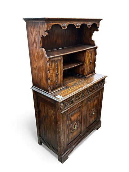Feudal Oak Storage Hutch