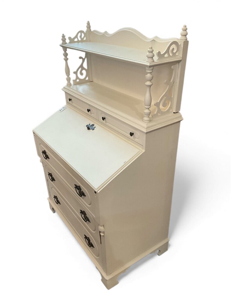 Vintage Secretary Desk With Hutch