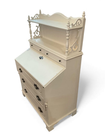 Vintage Secretary Desk With Hutch