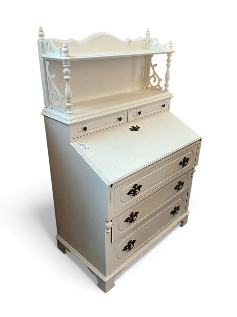 Vintage Secretary Desk With Hutch