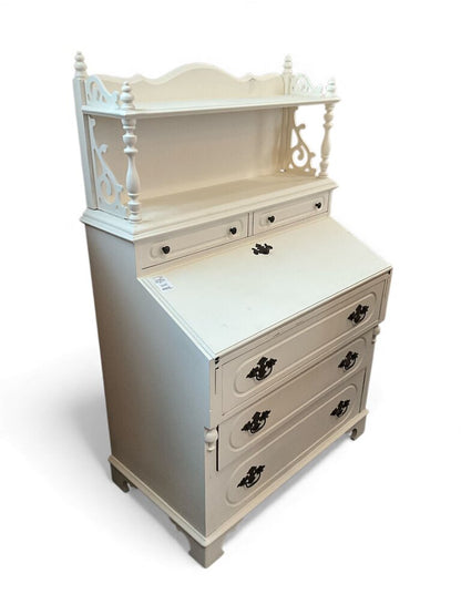 Vintage Secretary Desk With Hutch