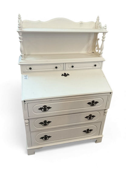 Vintage Secretary Desk With Hutch