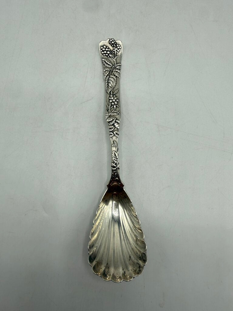 Raspberry Vine by Tiffany & Co. Sterling Silver 7” Serving Spoon 48 Gr /ro