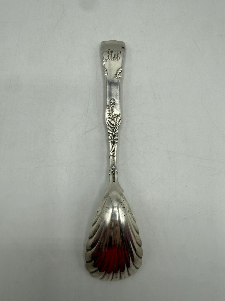 Raspberry Vine by Tiffany & Co. Sterling Silver 7” Serving Spoon 48 Gr /ro