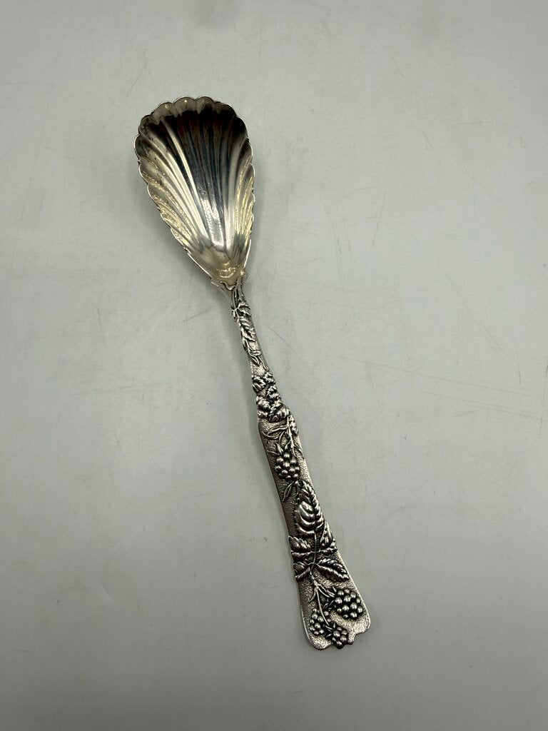 Raspberry Vine by Tiffany & Co. Sterling Silver 7” Serving Spoon 48 Gr /ro
