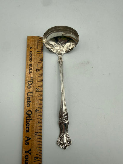 Mixed lot of 6 Silver Plate Serving Spoons, Wallace, 1847 Rogers Bros. /ro