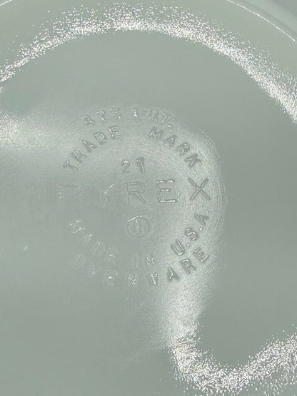 VTG Pyrex Friendship Pattern Covered Casserole 1 Qt Dish /rw