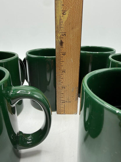 Waechtersbach Solid Color Hunter Green Mugs Set of 6 /rb