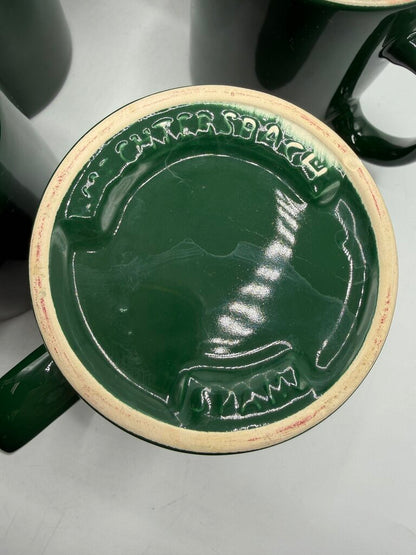 Waechtersbach Solid Color Hunter Green Mugs Set of 6 /rb