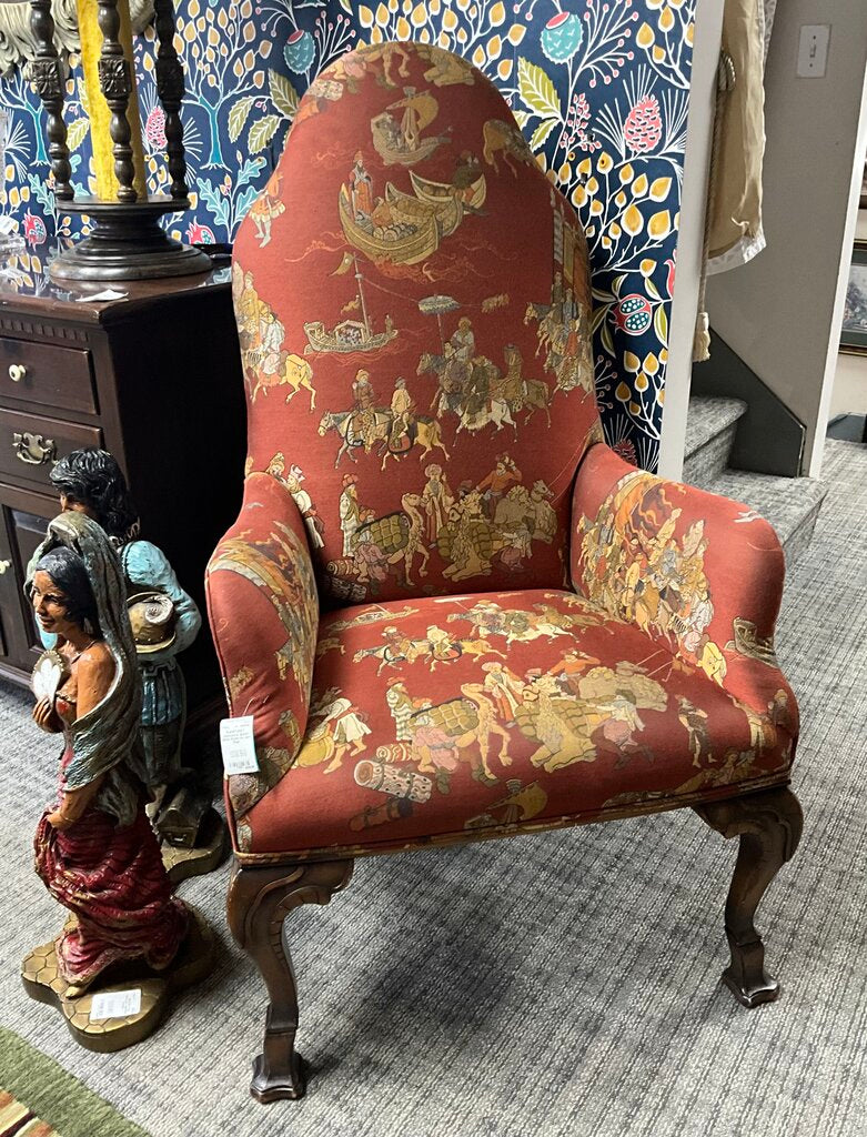 Queen Anne Styled Accent Chair