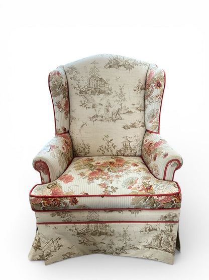 Floral Sanctuary Arm Chair