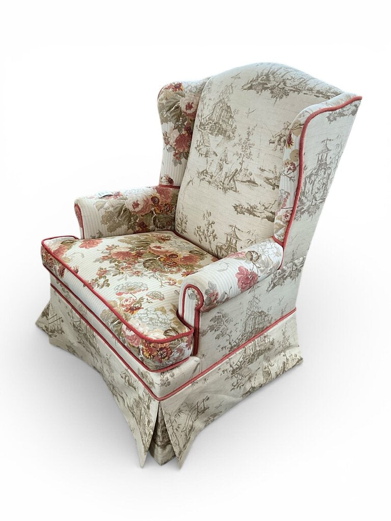 Floral Sanctuary Arm Chair